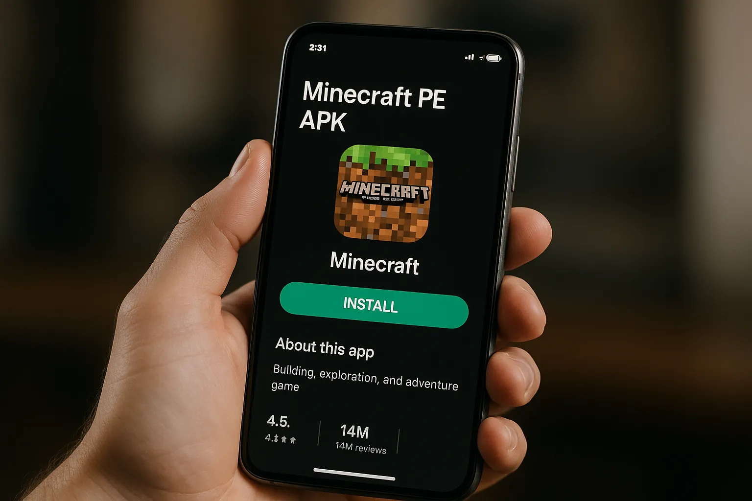 تحميل Minecraft PE APK - بناء العوالم والتعاون مع الأصدقاء