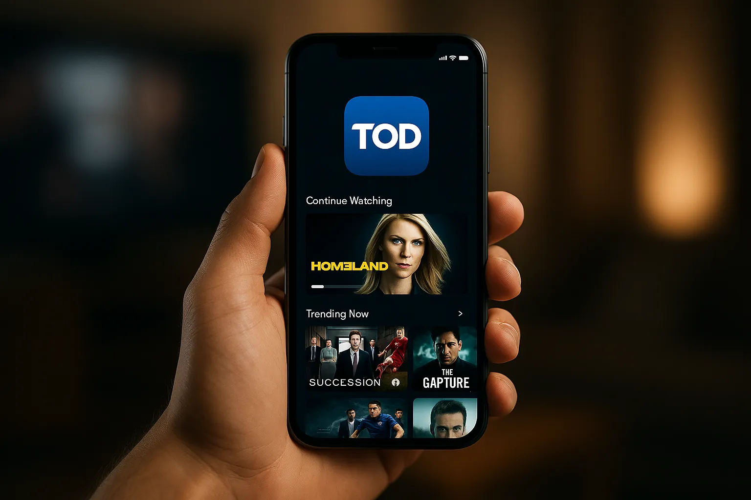 تحميل TOD TV APK - مشاهدة المباريات والبطولات العالمية من الهاتف